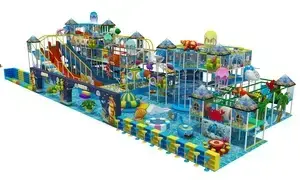 Dětské zábavní centrum s tematickým hřištěm ve vodním stylu