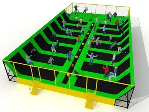 Trampolínové centrum s přehledným uspořádáním zón