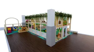 Dětský koutek do menších provozů s kuličkovou zónou a trampolínou