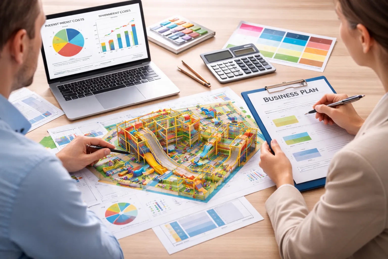 vnitřní dětské hřiště – investice do rodinného zábavního centra